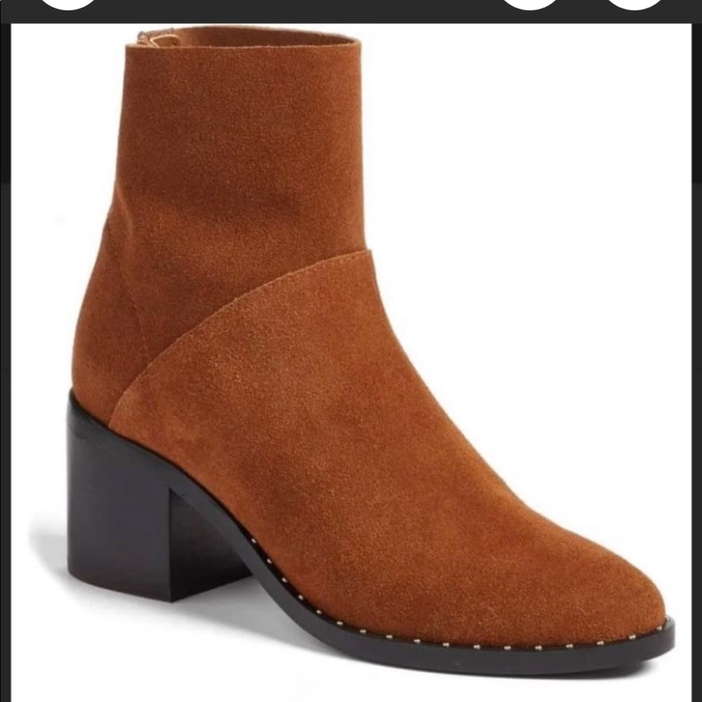 Suede booties